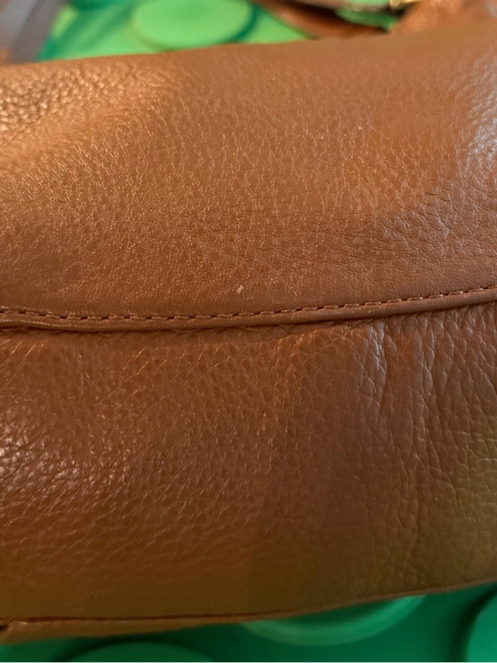 Michael Kors Tan Pebbled Leather Shoulder Hobo with Tassel Charm - Picture 4 of 8